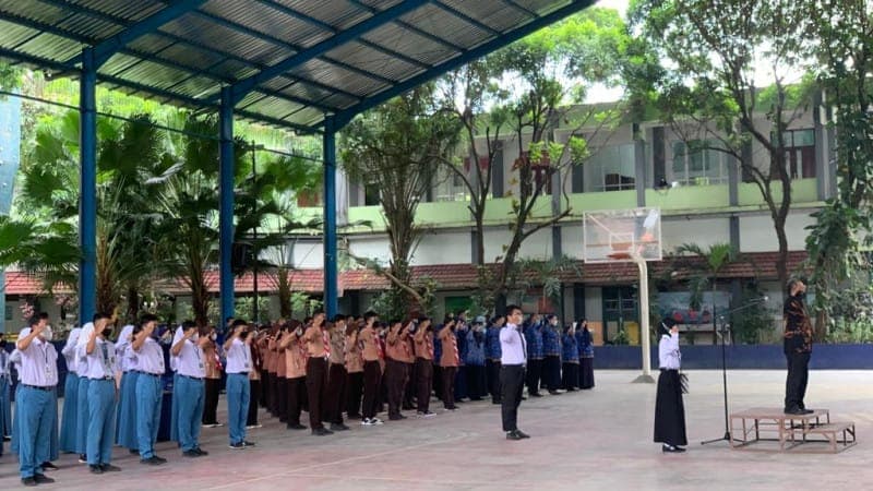 1 Oktober, SMK Negeri 2 Malang Gelar Upacara Hari Kesaktian Pancasila