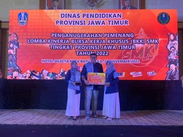 BKK SMK Negeri 2 Malang Membawa Kemenangan di Bidang Tracer Study Terbaik