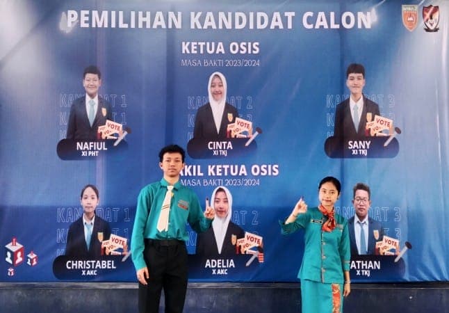 Tanamkan Sikap Demokratis Melalui LUBERJUDIL: SMK Negeri 2 Malang Gelar PEMILOS 2023