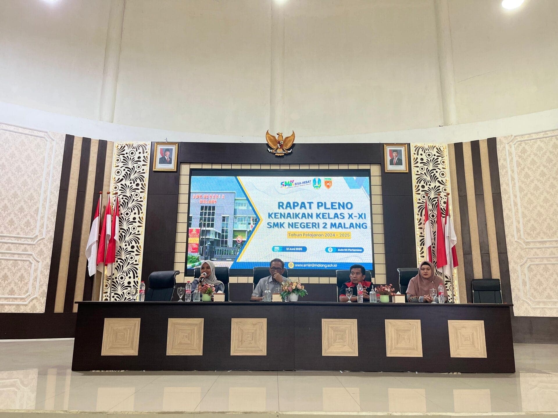 SMKN 2 Malang Gelar Rapat Pleno Kenaikan Kelas Tahun Ajaran 2024/2025