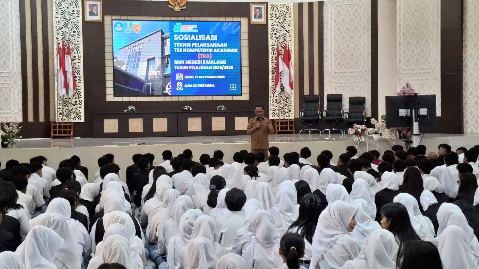 Persiapan Masa Depan: Sosialisasi Tes Kompetensi Akademik (TKA) di SMKN 2 Malang