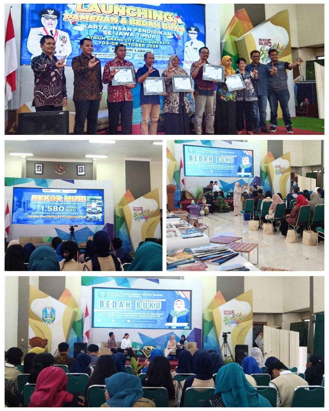 HUT Ke-80 Jawa Timur, SMKN 2 Malang Ikuti Pameran dan Bedah Buku