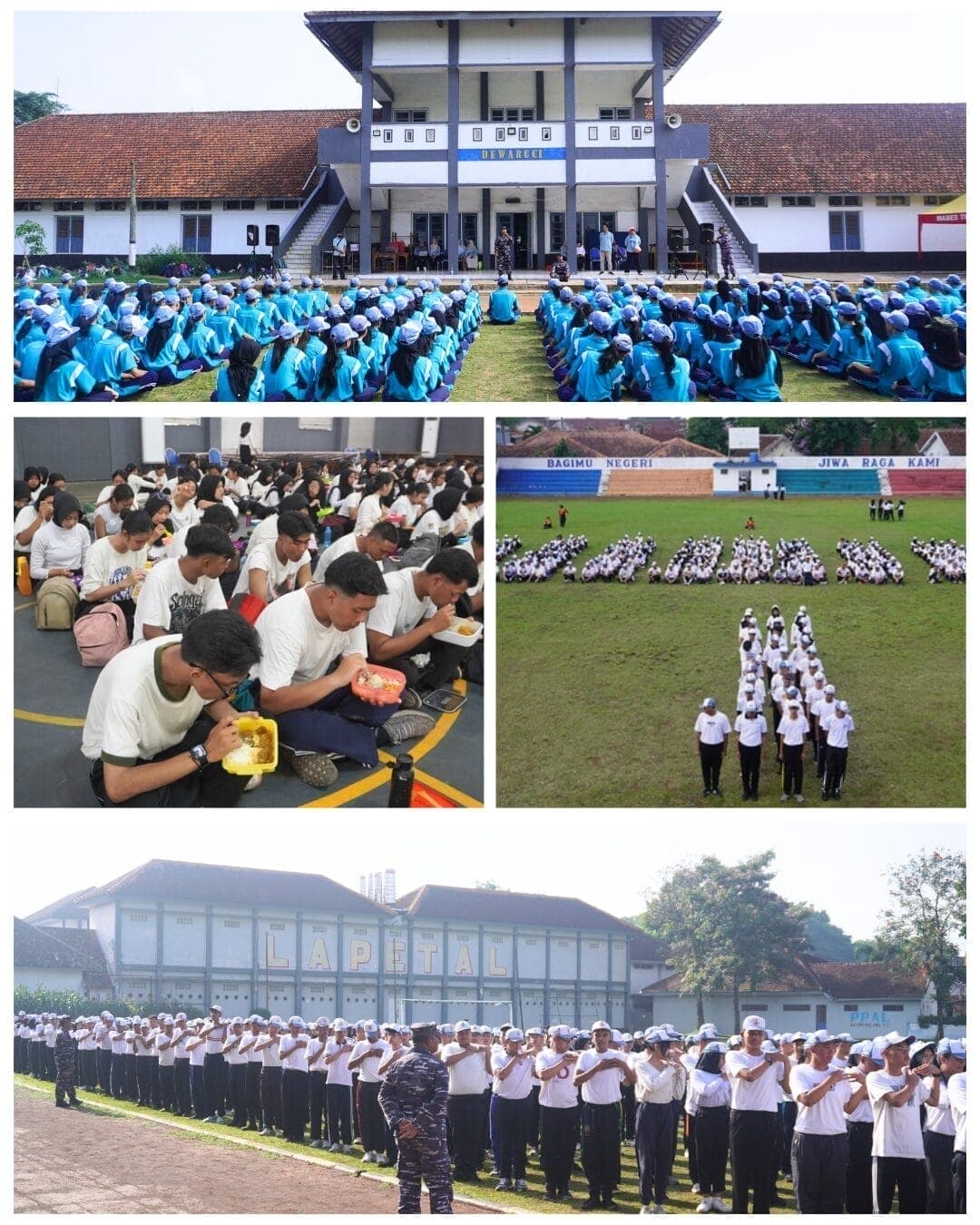 Tegakkan Disiplin Ala Prajurit Siswa SMK Negeri 2 Malang Siap PKL dengan Mental Baja di Pangkalan Angkatan Laut(Lanal) Malang