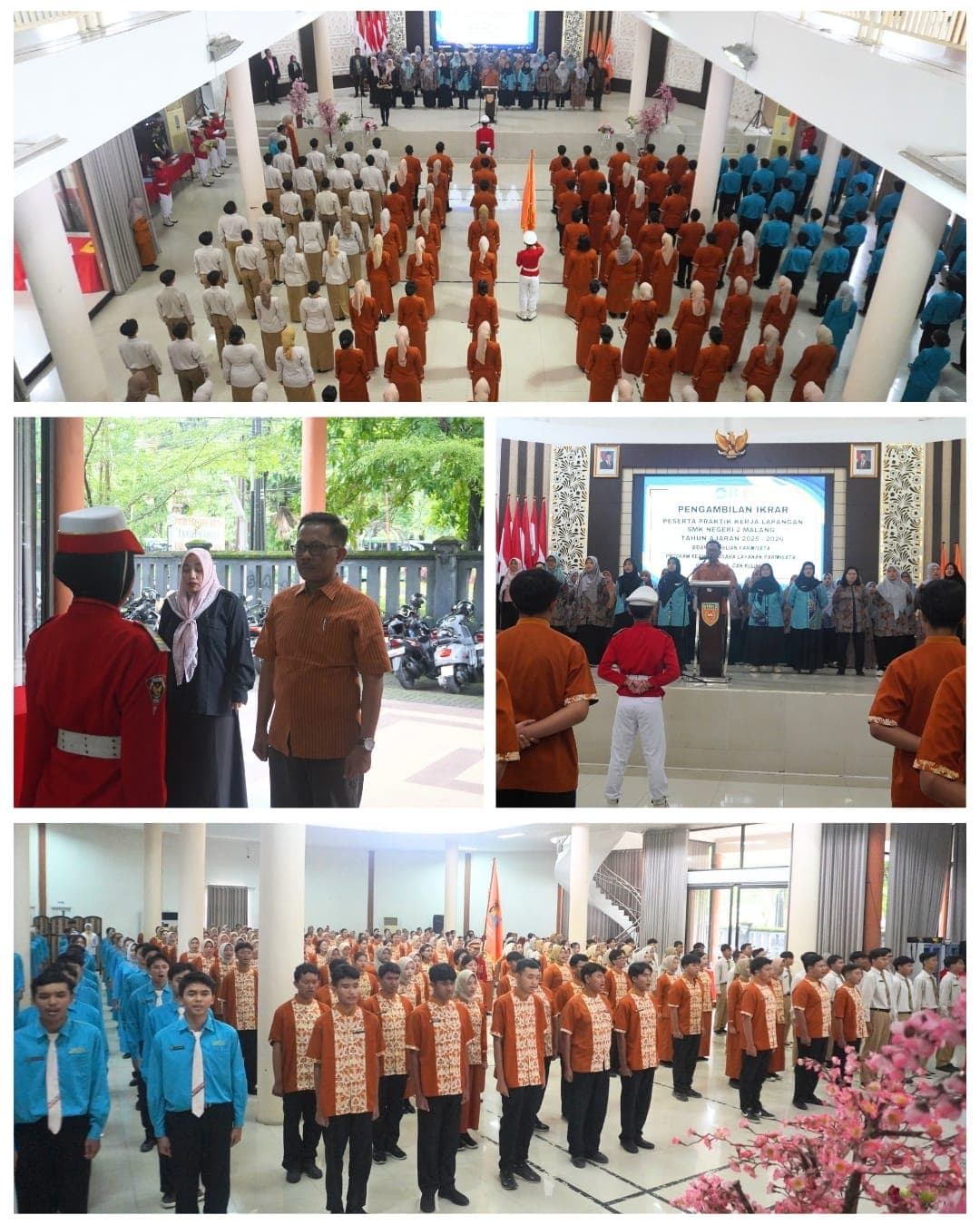 Deklarasi Integritas dan Profesionalisme: Ikrar Peserta PKL Bidang Keahlian Pariwisata SMK Negeri 2 Malang Menuju Dunia Industri